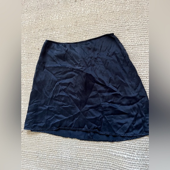 Reformation Dresses & Skirts - Black Reformation Silk Skirt